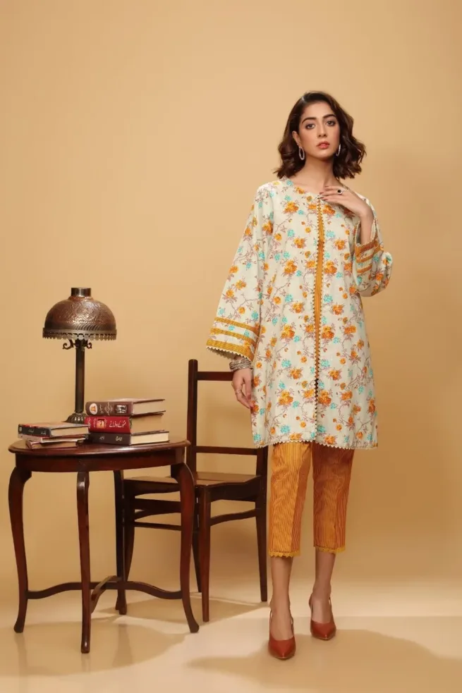 Readymade Two Piece Khaddar Suit