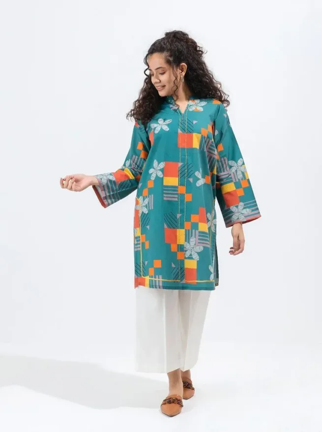 Cambric Digital Printed Shirt