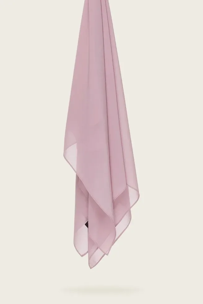 Premium Georgette Chiffon Hijab in Lilac