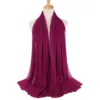 Premium Georgette Chiffon Hijab in Plum
