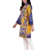 Gul Ahmed Ladies Mustard Cambric Digital Printed Kurti