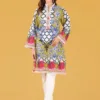 Ladies Gul Ahmed Cambric Digital Printed Kurti - Image 4
