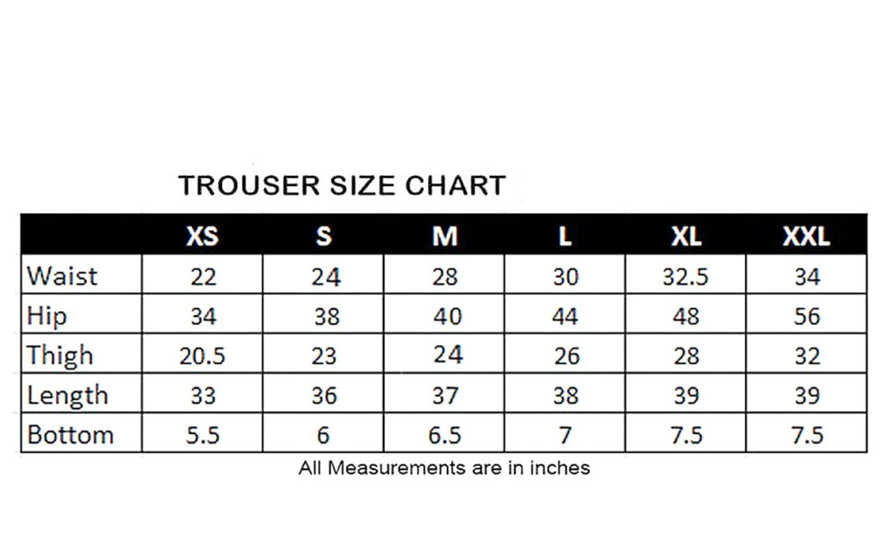 Size Chart Know Your Perfect Fit Before shopping  Cottonworld