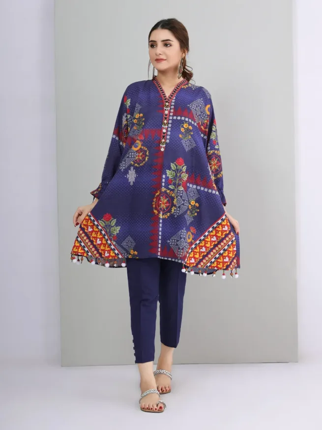 EDEN ROBE DESIGNER Ladies Khaddar Kurta Dress Frock
