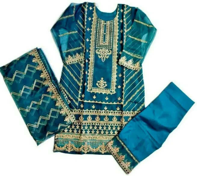 Embroidered Party Wear Salwar Kameez