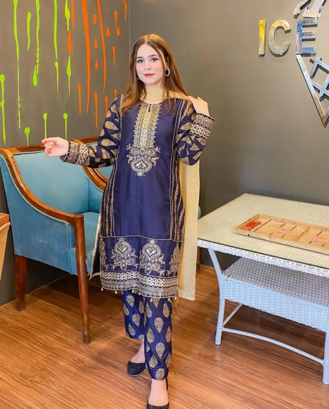Printed Cotton 3 Piece Salwar Kameez