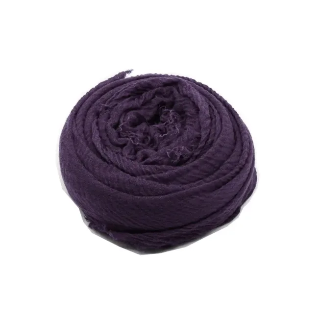 Crinkle Hijab in Grapes
