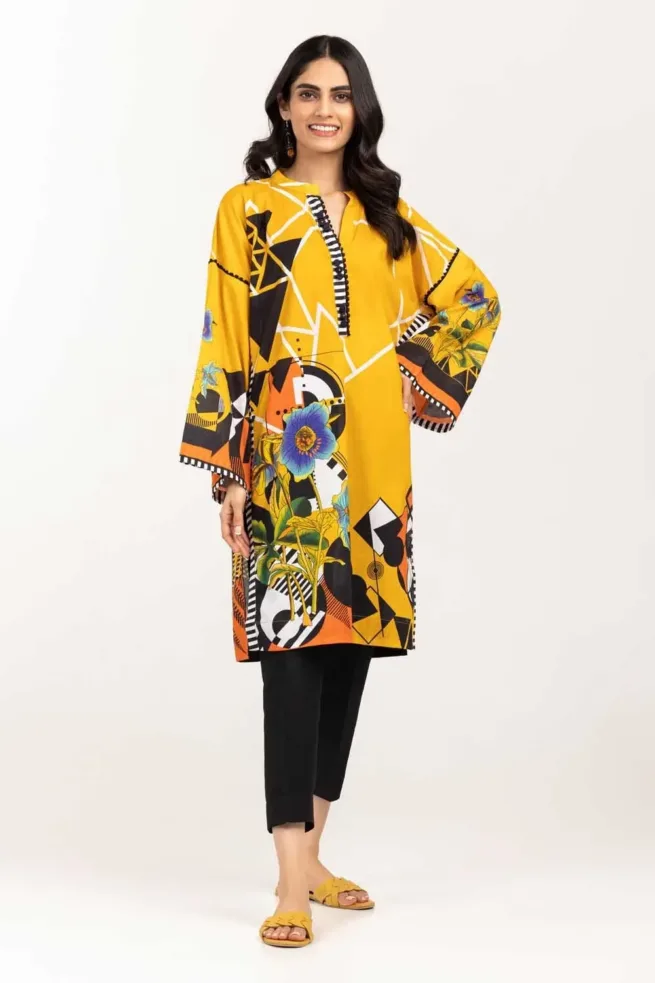 Gul Ahmed Mustard Kurta