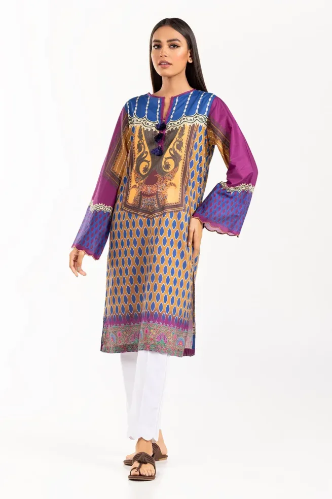 Gul Ahmed Digital Printed Kurta