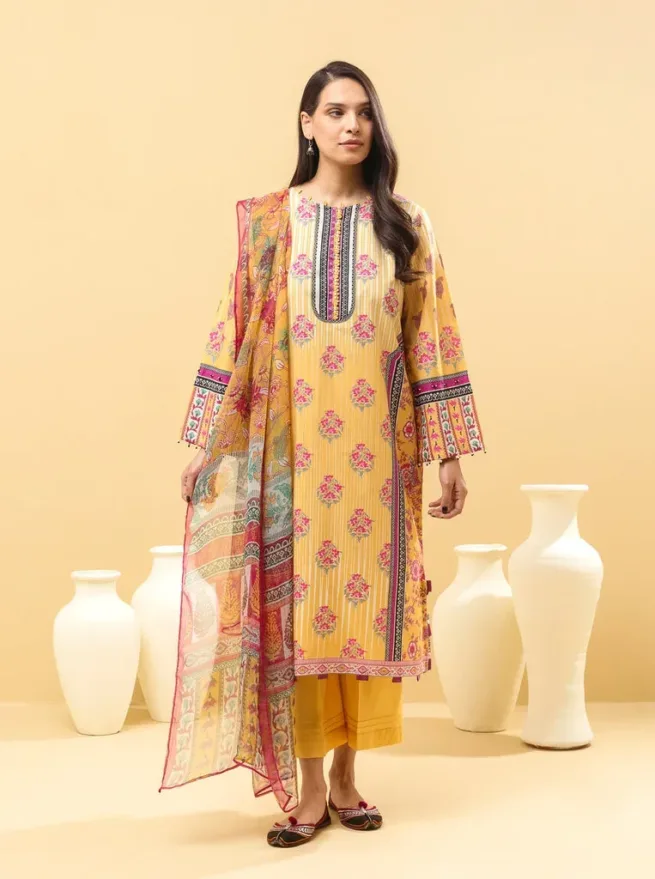 Two Piece Lawn Kurta & Dupatta Set
