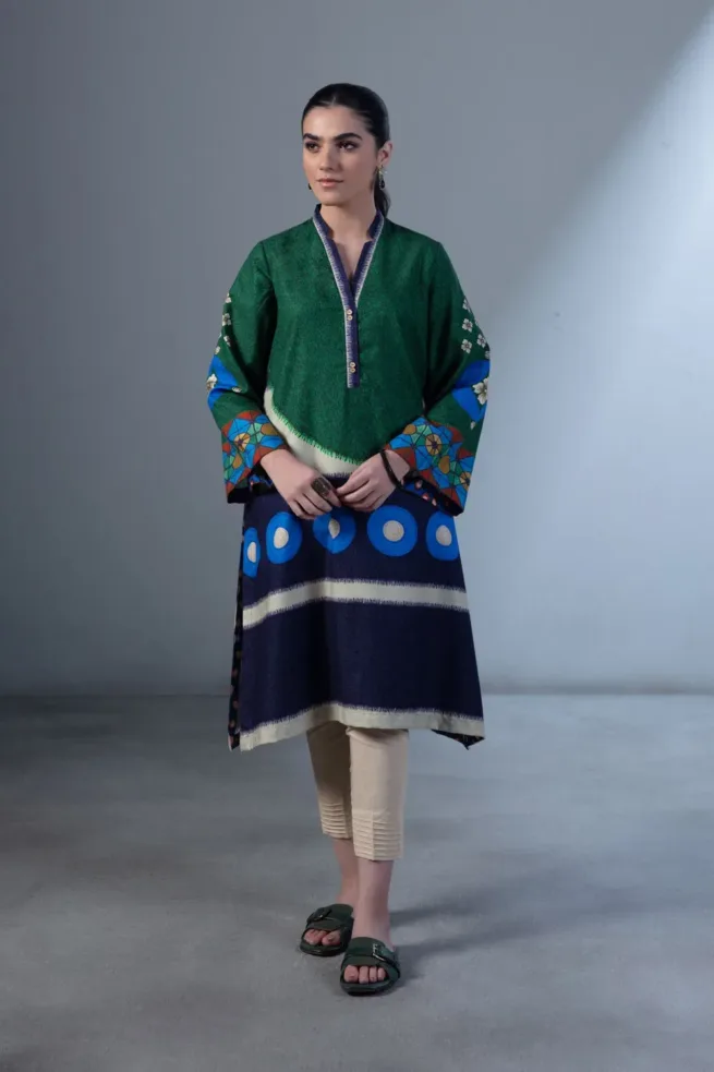 Original Sapphire Green Lawn Kurta