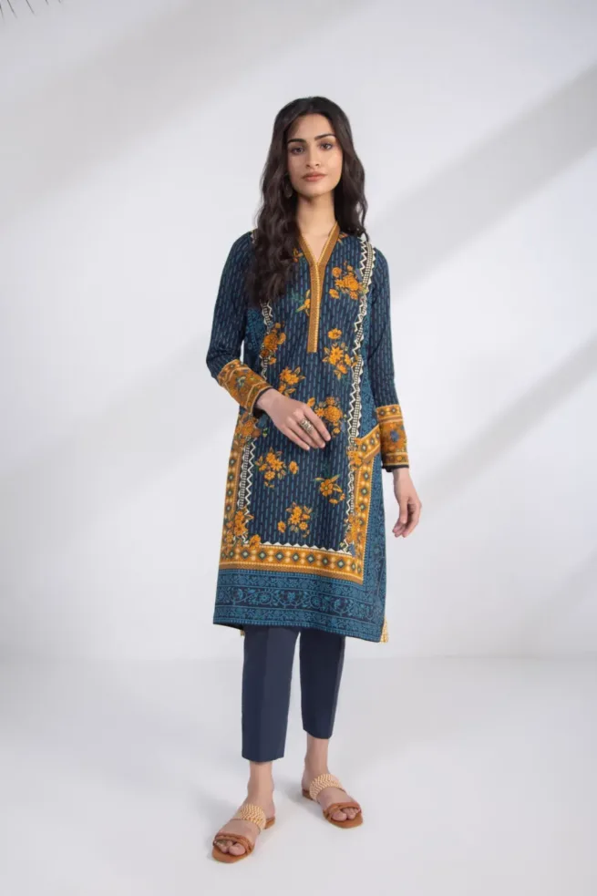 Printed Sapphire Designer Lawn Kurti