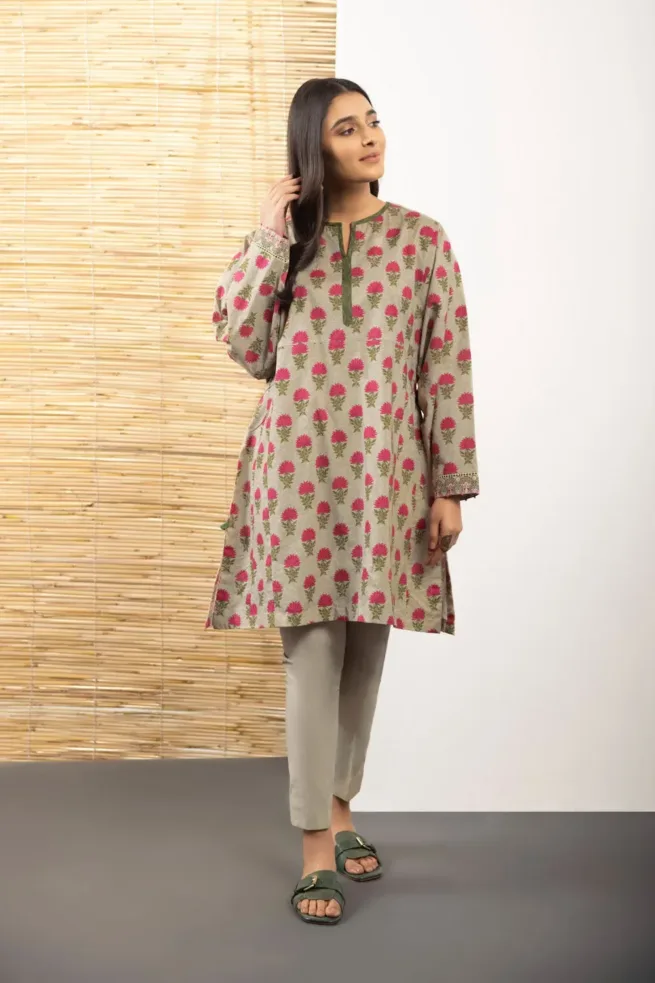 Floral Original Sapphire Lawn Kurti