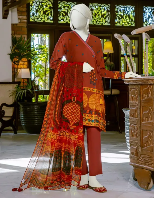 Stylish Lawn J. Original 3 Piece Suit