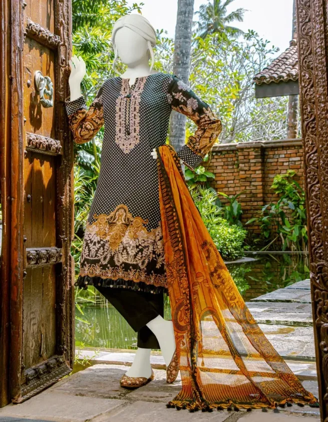 Lawn 3 Piece Suit J. Designer