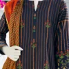 Ready to Wear Lawn Suit in Black - Image 3