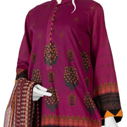 Alternative view of Ready to Wear Three Piece Printed Lawn Trouser Suit