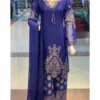 Pakistani Jacket Style 3 Piece Pallazo Dress - Image 6