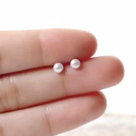 Alternative view of 925 Sterling Silver Stud Earrings