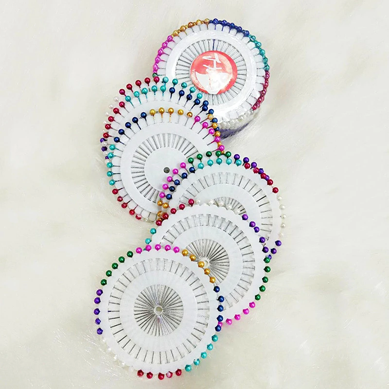 40-Pack Multicolour Berry Hijab Pins – Black, White & Assorted Safety Pins For Muslim Abaya & Sewing