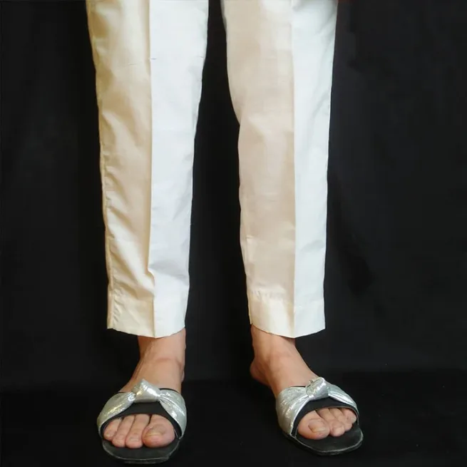 Off White Khaddar Trouser