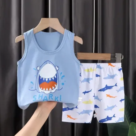Baby Boys Shark Character Set