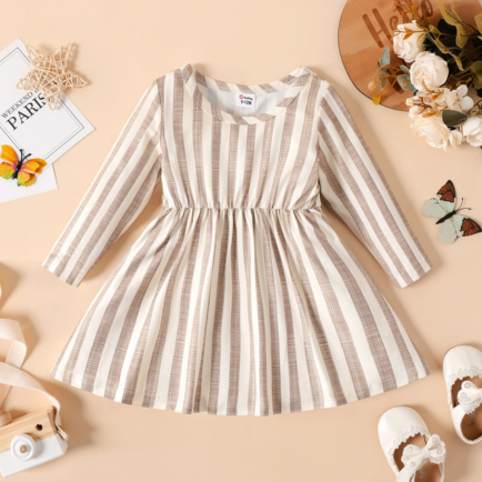 Baby Girls Striped Dress