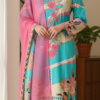 Ready Made Floral Embroidered Salwar Kameez