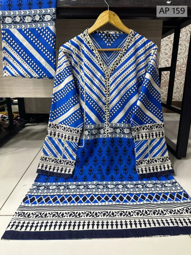Royal Blue Kurta & Dupatta Co ord