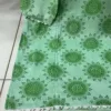 Embellished Mint Cotton Suit - Image 2