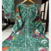 Tie Dye Print Cotton Trouser Suit