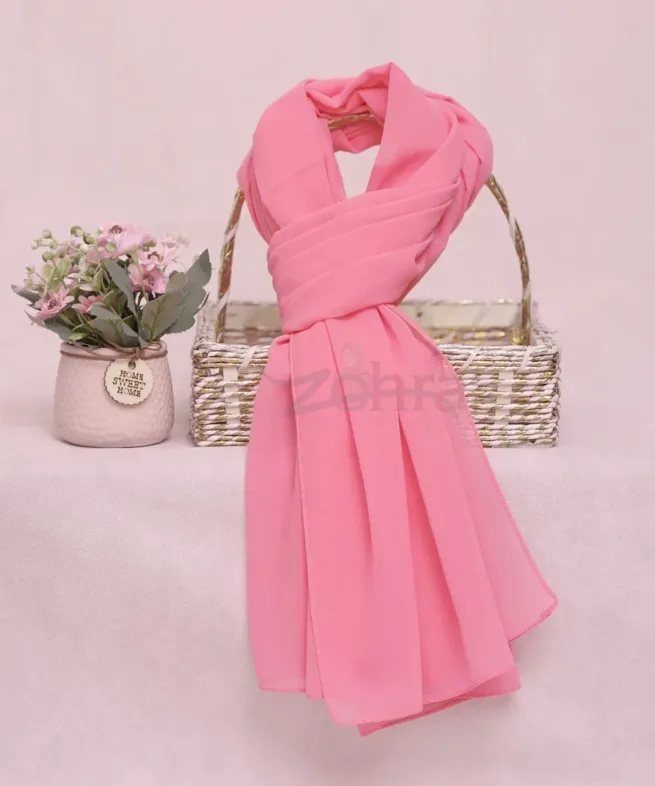 Baby Pink Chiffon Hijab