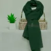 Bottle Green Chiffon Hijab