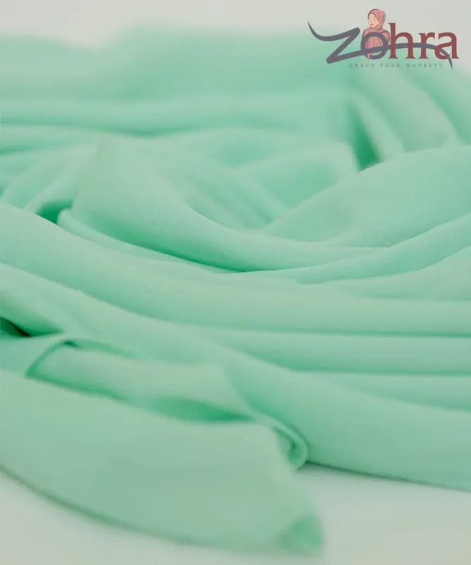 Turquoise Chiffon Hijab