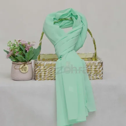Alternative view of Turquoise Chiffon Hijab