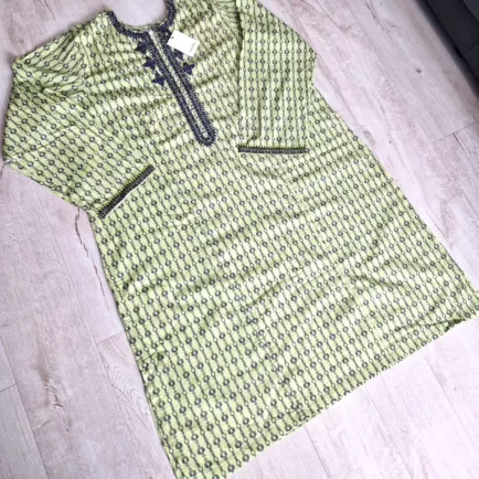 Alternative view of Sapphire Embroidered Khaddar Kurta