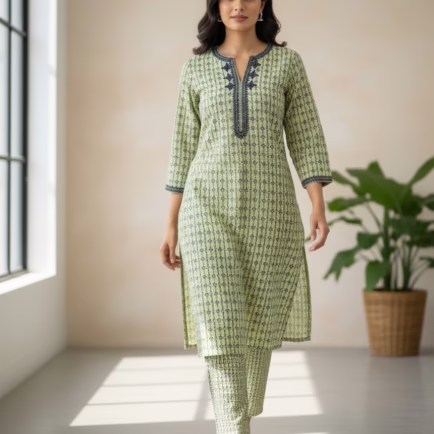 Sapphire Embroidered Khaddar Kurta
