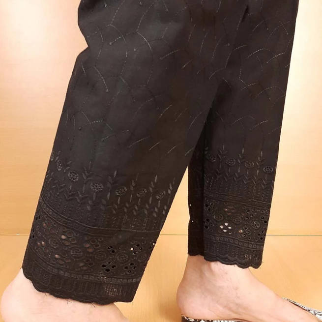 Ready to Wear Chikankari Embroidered Pants