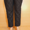 All Over Pleated Cotton Trouser - Black & White - Image 2