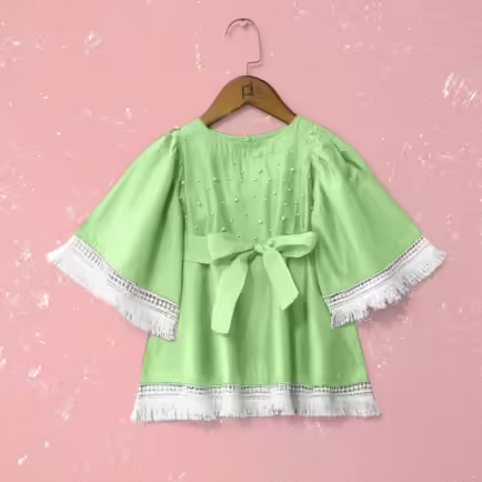 Embellished Girls Party Wear Blouse