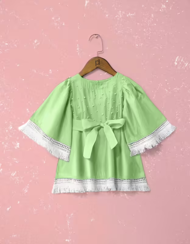 Embellished Girls Party Wear Blouse