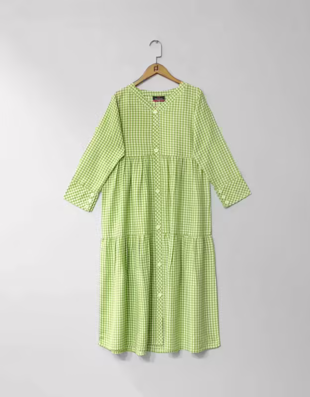 Striped Midi Shirt Dress