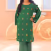 Parrot Green Embroidered Trouser Suit