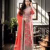 Unstitched Asim Jofa Silk Party Wear Suit