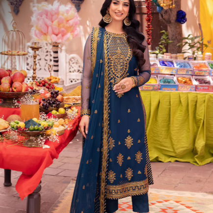 Unstitched Asim Jofa Fancy Net Suit
