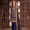 Unstitched Asim Jofa Embroidered Net Suit