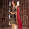 Asim Jofa Unstitched Organza Suit
