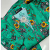 Green Floral Two Piece Khaddar Co ord Trouser Suit