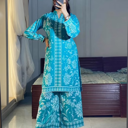 Two Piece Printed Co-ord Set