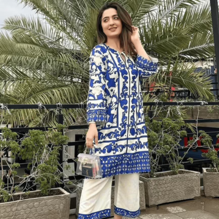 Two Piece Printed Co-ord Suit